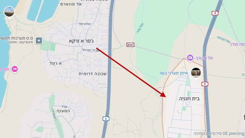 קליעים פגעו בחצר בית ובשמשת רכב בבית חנניה